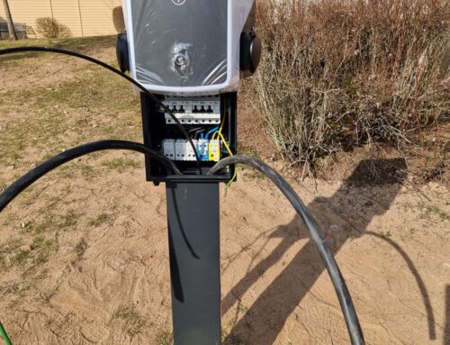 Easy installation of charging posts on the universal base Greenpipe 1Base